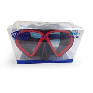 Open Water Swim Adult Performance Mask Tempered Glass Adjustable Strap New